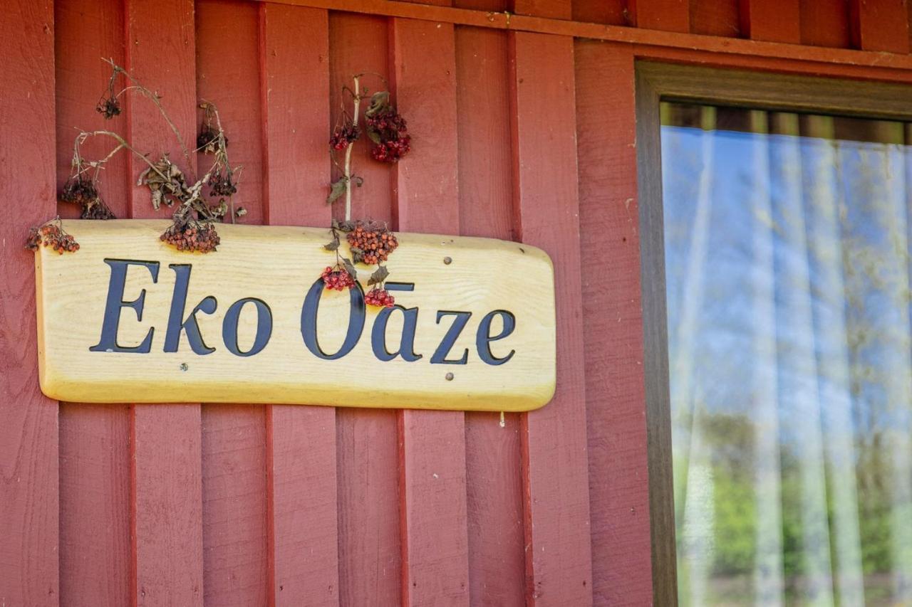 Eko Oaze Villa Pērkone Exteriör bild